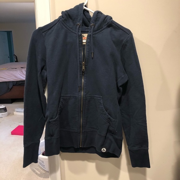 American Giant Tops - American Giant Blue Classic Zip Up Hoodie M